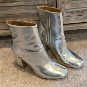 Silver Booties 10